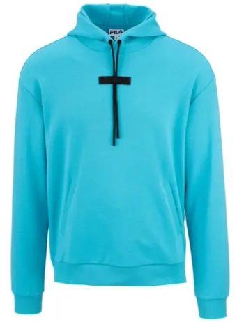 Мужская теннисная кофта Fila Miko - peackock blue