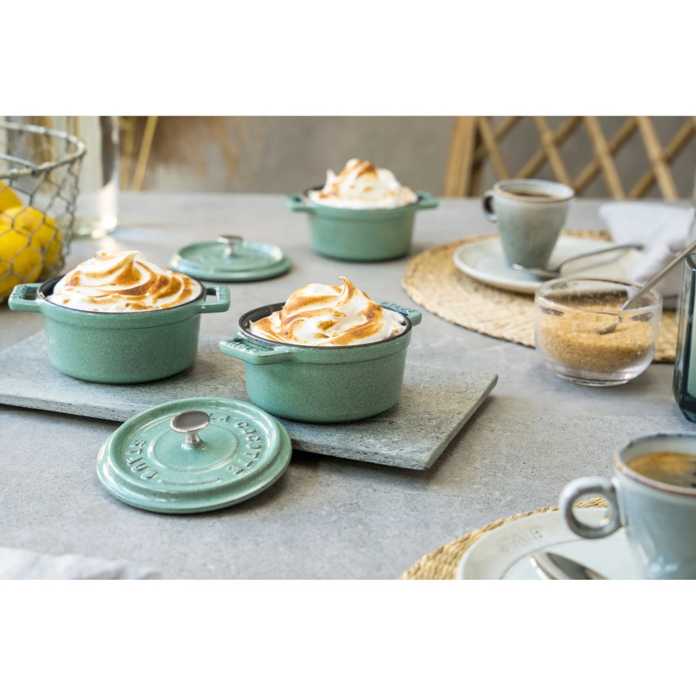 STAUB Мини-кокотница 10 см чугунная кастрюля 250 мл мята EAN 3272340053603
