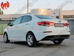 Накладки порогов Kia Rio 3