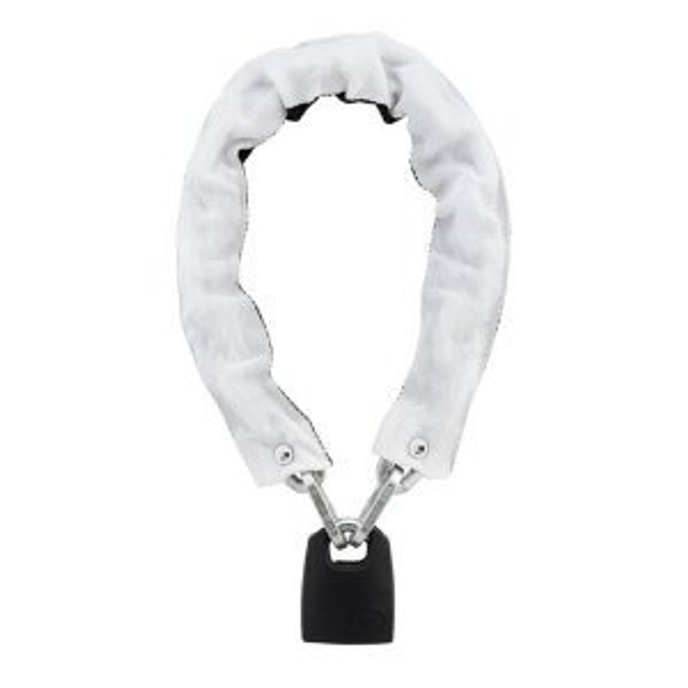 Велозамок Knog Straight Jacket Skinny арт: 11155 белый / черный