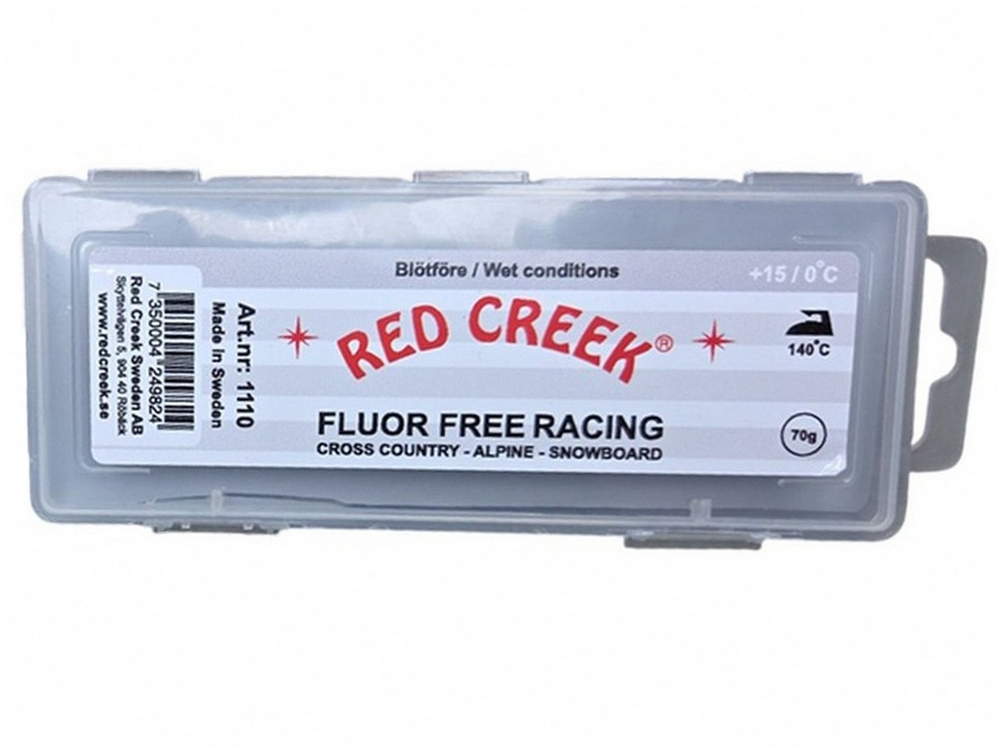 Парафин FFR RED CREEK 1110 FLUOR FREE RACING SILVER серебр. +15°/0°С 70г