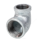 Угольник переходной чугун оц Ду 25х20 (1"х3/4") ВР/ВР Fittex PLUS