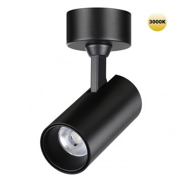 Светильник накладной светодиодный 15W 3000K 359228 черный OVER Selene Novotech