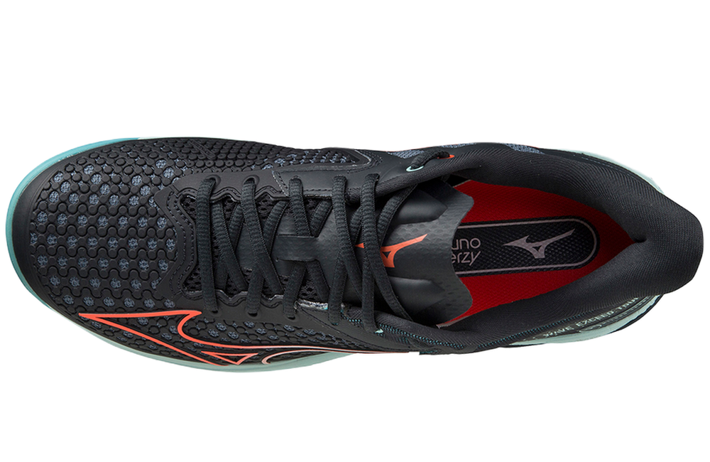 Мужские кроссовки теннисные Mizuno Wave Exceed Tour 5 AC - небесный