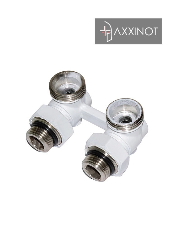 Узел нижнего подключения угловой 1/2" НР х 3/4" НР