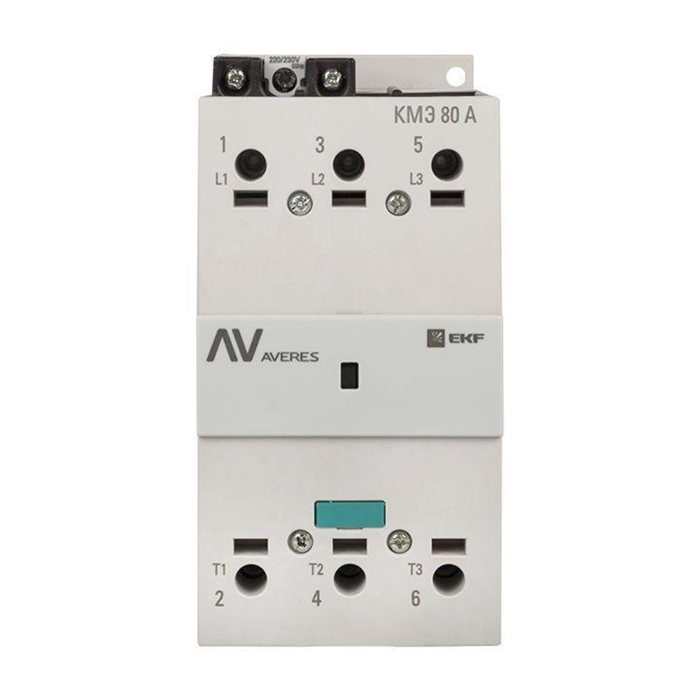 Контактор КМЭ 80А кат. 230В AC AVERES EKF ctr-s-80-00-230-av