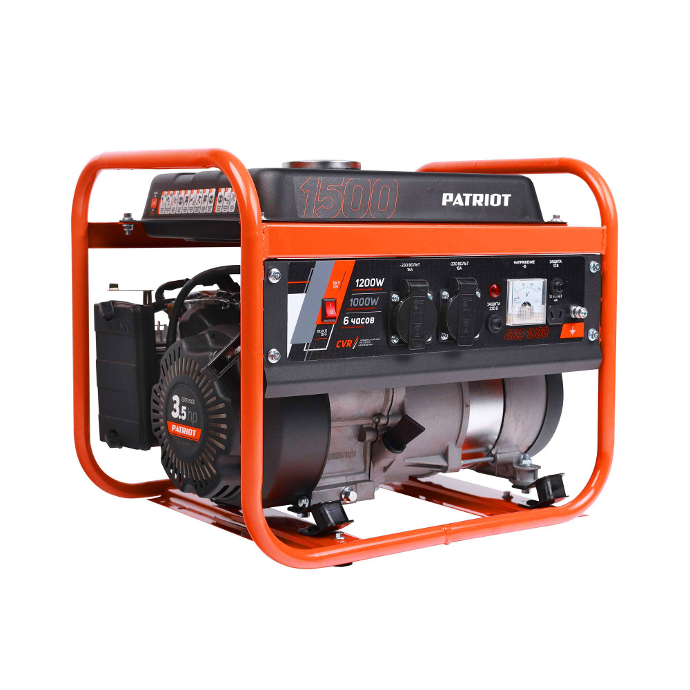 Бензиновый генератор (1.2 кВт) PATRIOT GRS 1500