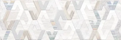 Декоративная плитка ALMA Ceramica DWU11MDS004 Medis 60x20 бежевая / белая глянцевая с орнаментом