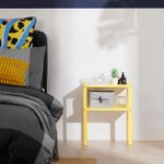 Прикроватный столик IKEA KNARREVIK (КНАРРЕВИК), Желтый, 37x28 см