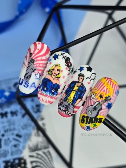 Пластина для стемпинга ENIGMANIC Stamping American Mood