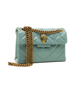 Кожаная сумка через плечо MINI KENSINGTON Kurt Geiger - голубой(846382109)