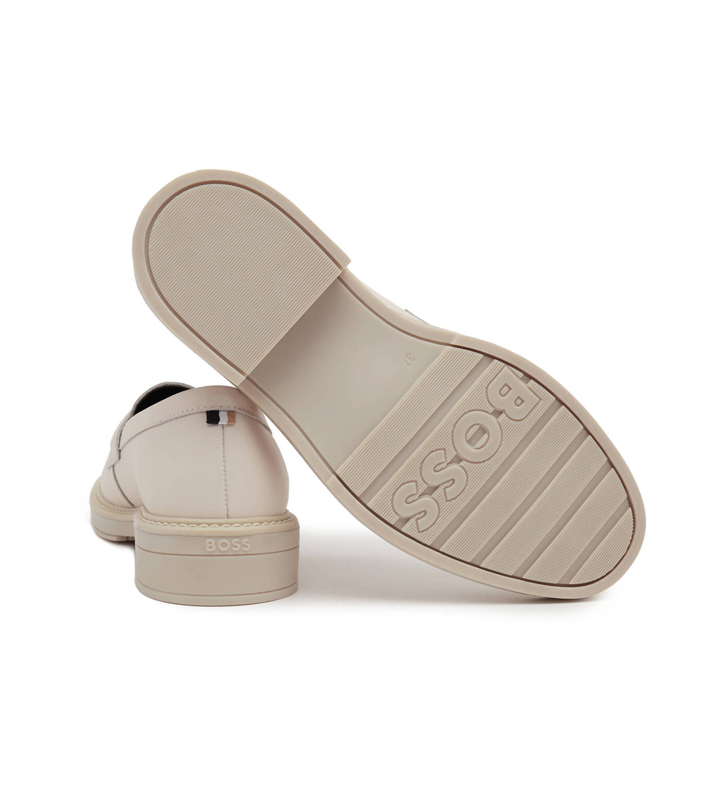 Мокасины Vanity C BOSS BLACK - экрю(50498808)