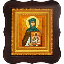 Макрина Каппадокийская, Новая, Младшая преподобная. Икона на холсте.