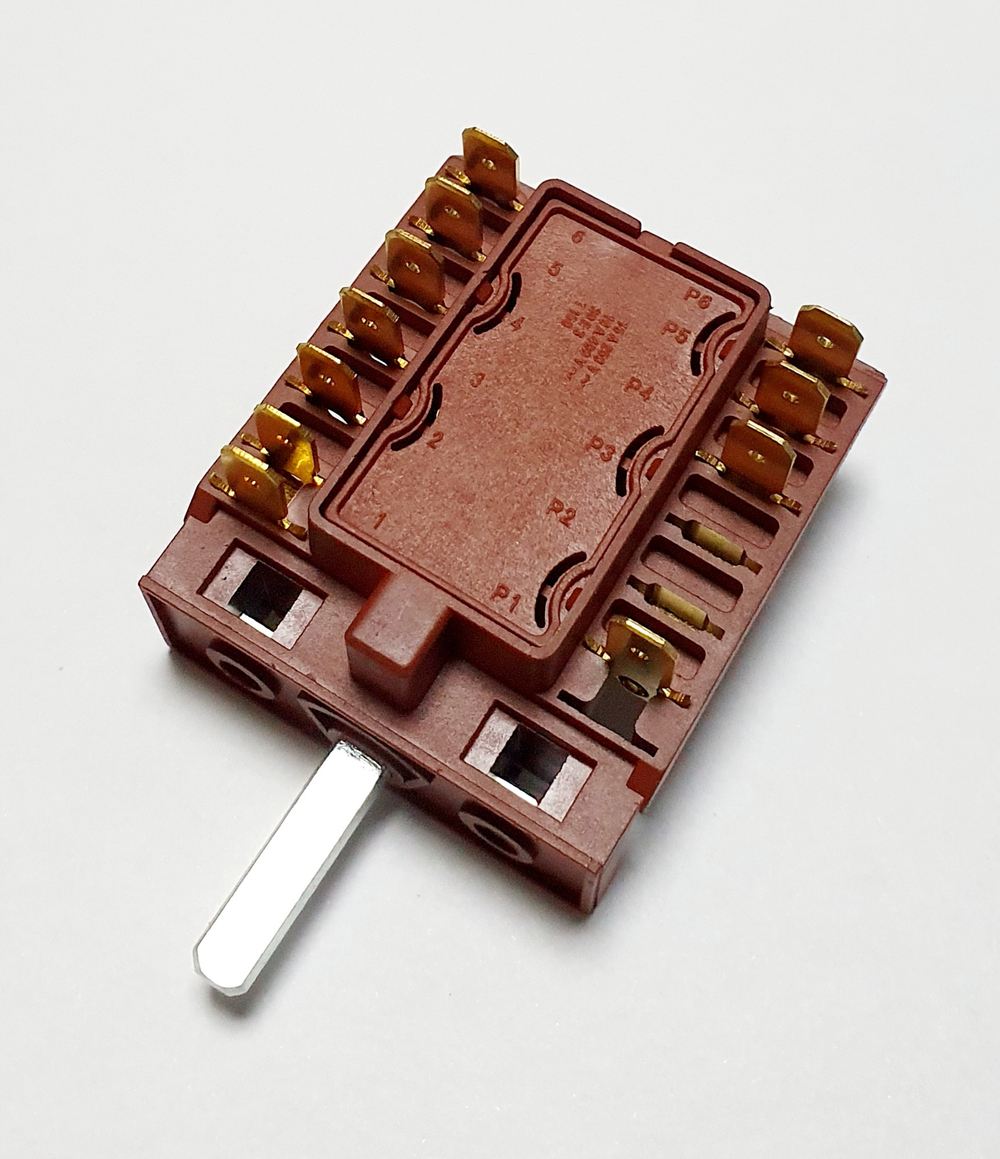 Переключатель режимов духовки плит Лысьва  0+6 раб.поз. 16 A 250V  ЕР217