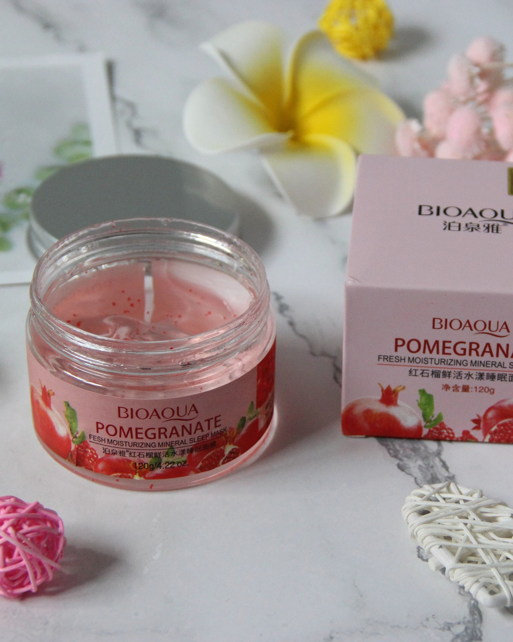 Ночная маска для лица с гранатом, 120г