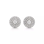 Серьги из платины и бриллиантов 0.6ct, Tiffany💠Soleste , Единственные в наличии