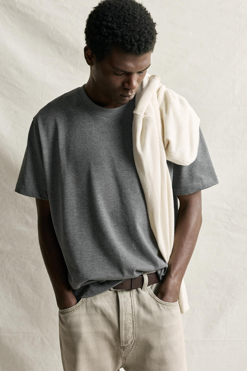 ФУТБОЛКА HEAVYWEIGHT С КОРОТКИМИ РУКАВАМИ — ZARA