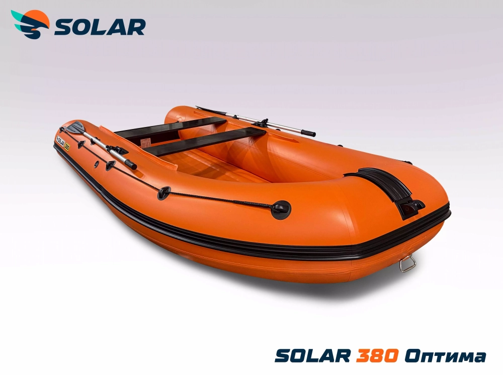 Лодка надувная моторная solar-380 к (оптима)