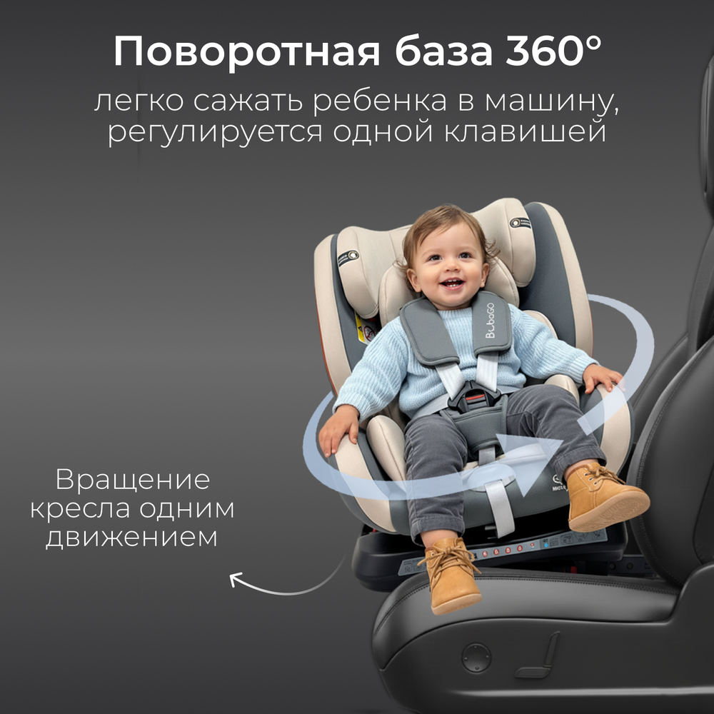 Автокресло Bubago Noxa / BG 177-2 (серый)