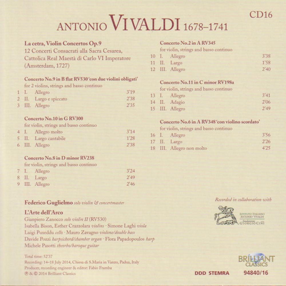 Antonio Vivaldi / Vivaldi Edition (66CD)