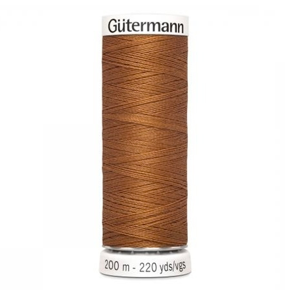 Нить Sew-All 200 м, Gutermann, 448 шоколадная охра