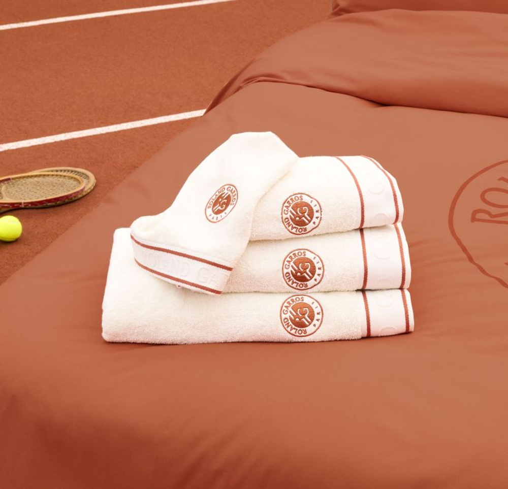 Полотенце теннисное Roland Garros Clay Eponge Brodee Mini - cream