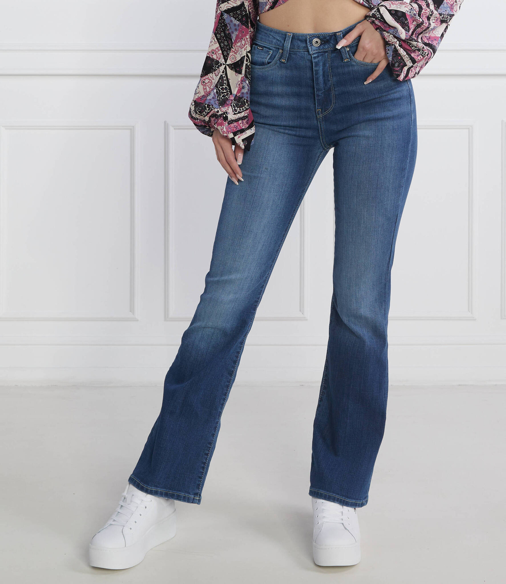 джинсы dion flare Pepe Jeans London - темно-синий(PL204156HN6)