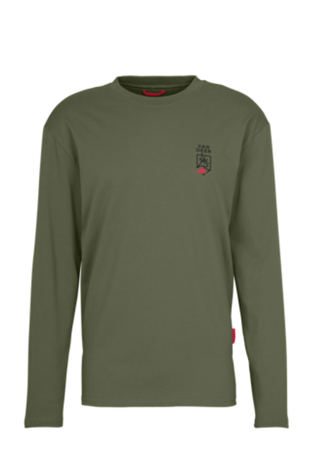 VAN DEER лонгслив Van Deer VDRBS; Essential Longsleeve KHAKI