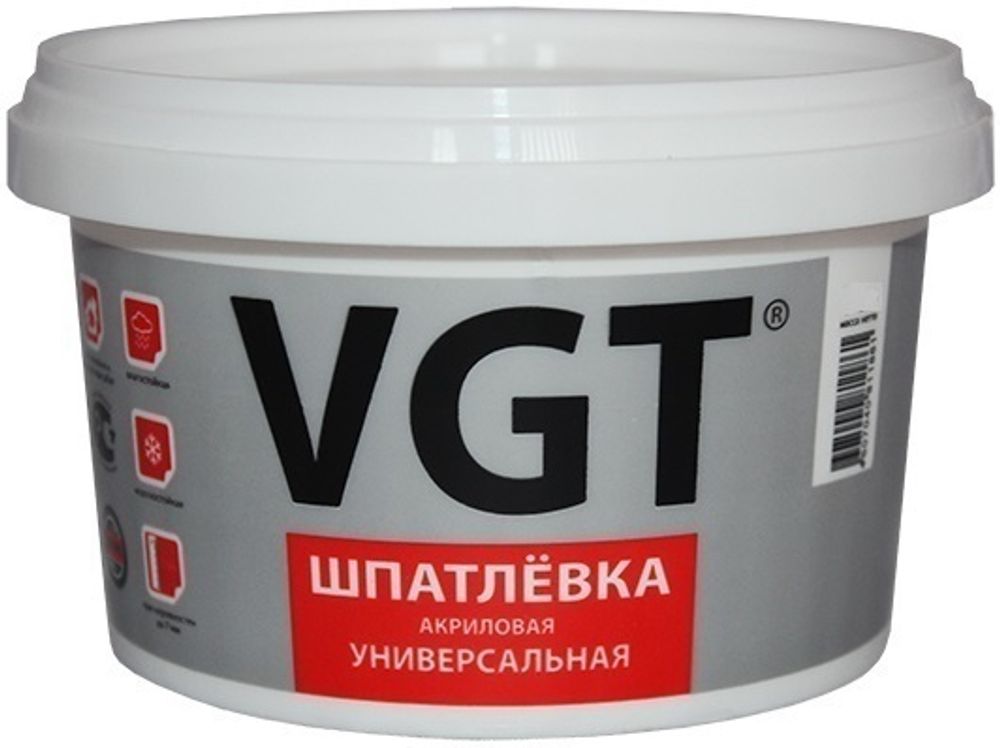 ШПАТЛЕВКА ВГТ АКРИЛОВАЯ УНИВЕРСАЛЬНАЯ