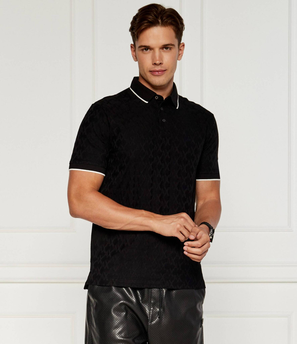 Поло Armani Exchange - черный(6DZFLA ZJ2ZZ)