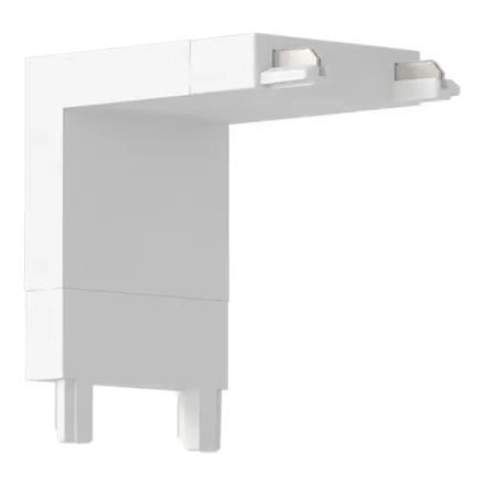 ST067.509.14 Соединитель угловой "поток-стена" SKYFLAT ST-Luce Белый