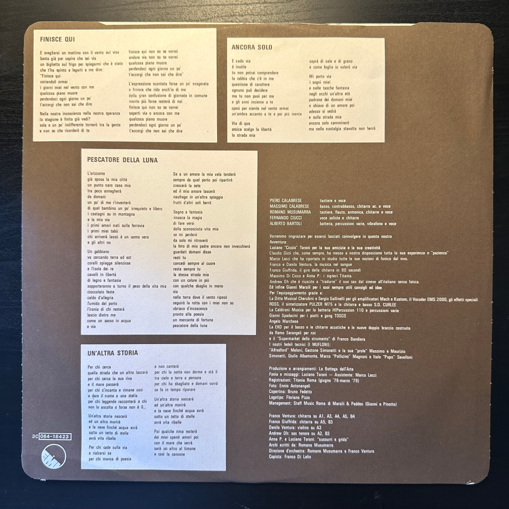 La Bottega Dell'Arte - L'Avventura (Италия 1979г.)