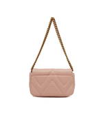 Кожаная сумка-мессенджер THE QUILTED LEATHER J MARC MINI Marc Jacobs - пудро-розовый(2S3HSH016H03)