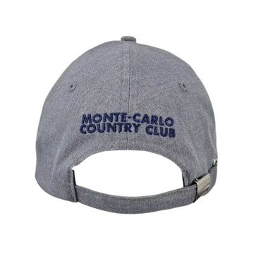 Теннисная кепка Monte-Carlo Country Club MCCC Washed Cotton - dark grey
