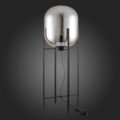 SL1050.725.01 Торшер ST-Luce Черный/Дымчатый E27 1*40W (из 2-х коробок)