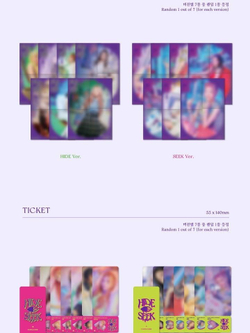 Альбом PURPLE KISS - HIDE & SEEK 2nd Mini Album SEEK Version