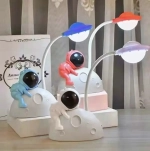 Светильник настольный «Cosmo-Любимая Луна» LED 28*11,5*7,5см USB 4v 3w, Красно-белый