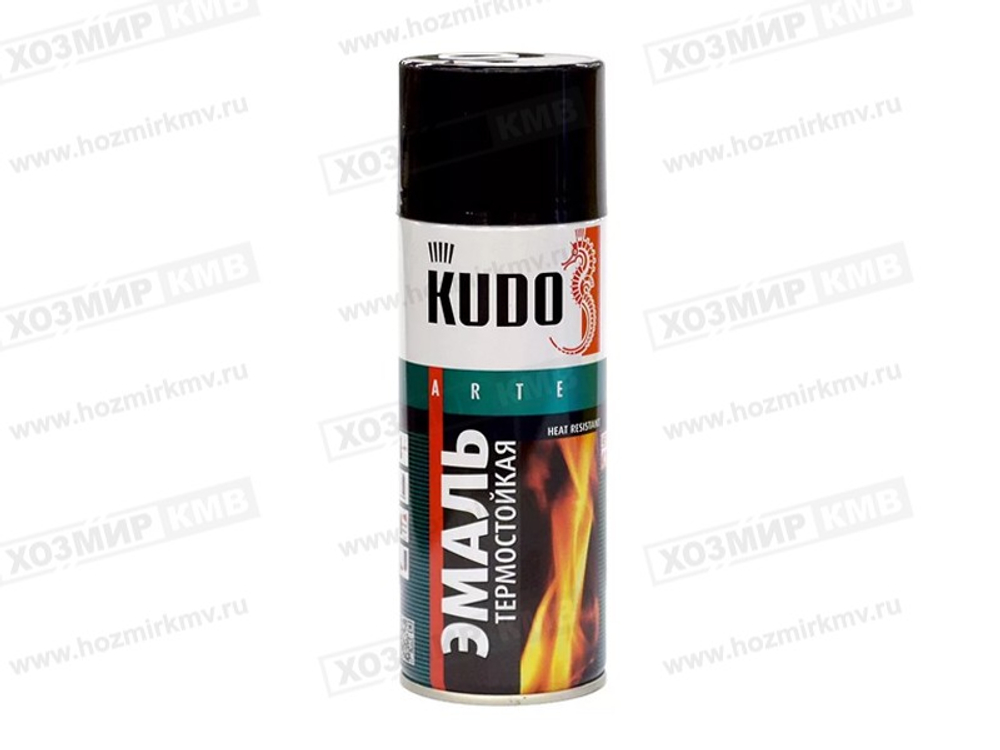 (KUDO) эмаль БЕЛАЯ ТЕРМОСТОЙКАЯ 520г 5003 до +650*C