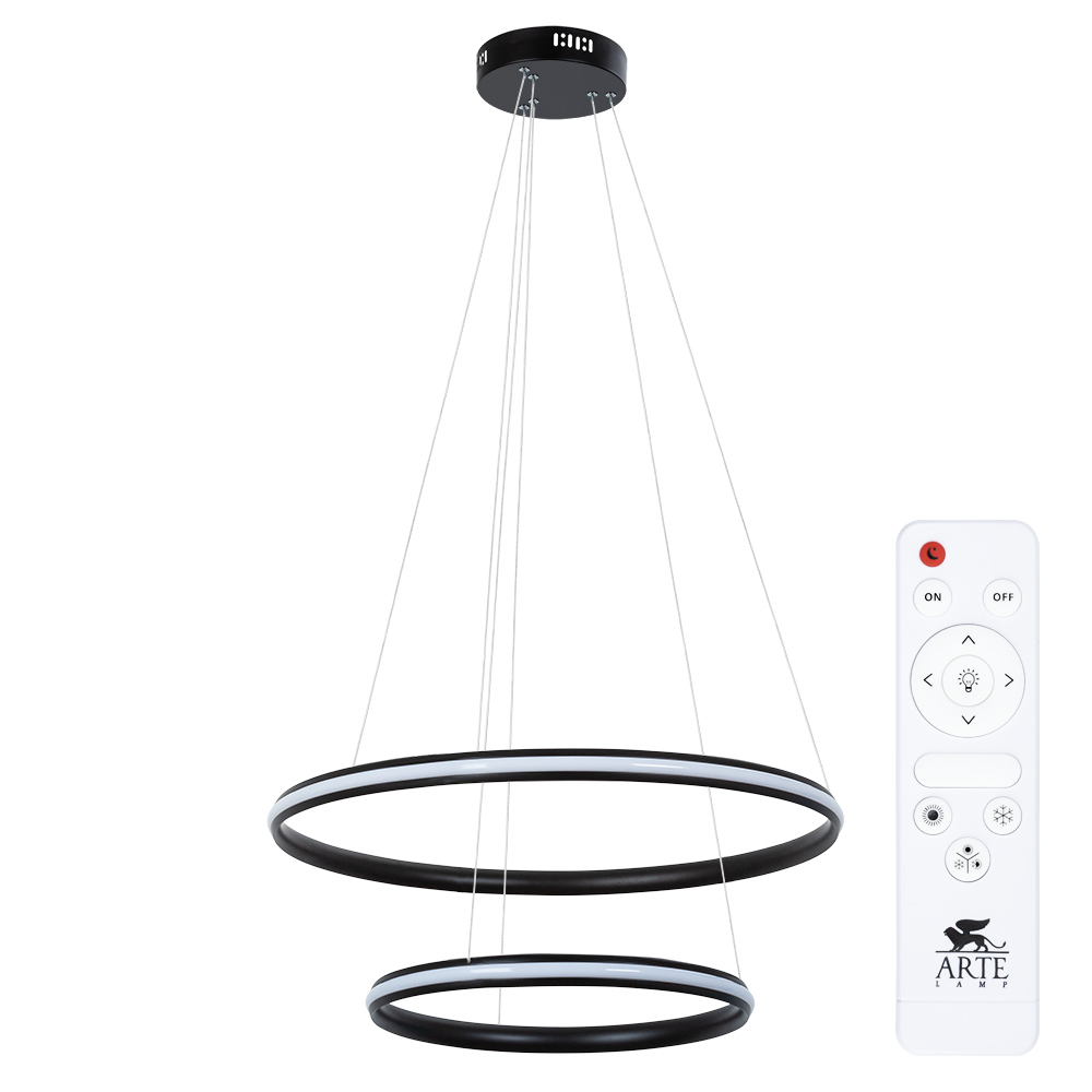 Люстра Arte Lamp Meridiana A2198SP-2BK