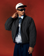 Мужская клетчатая куртка на молнии, арт. 2600/140 - BERSHKA