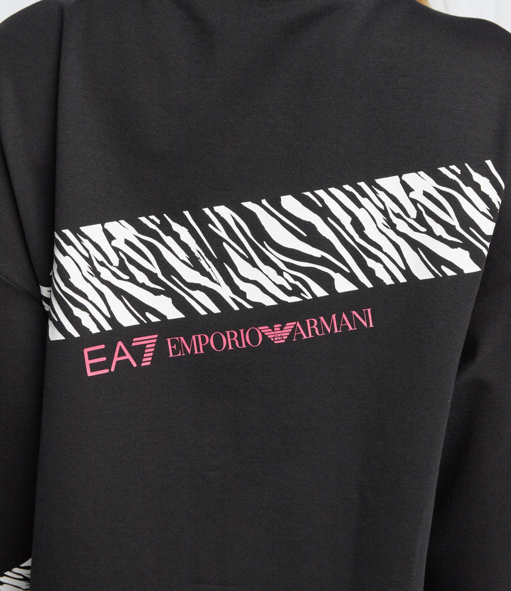 Худи EA7 - черный(3LTM17 TJEAZ)