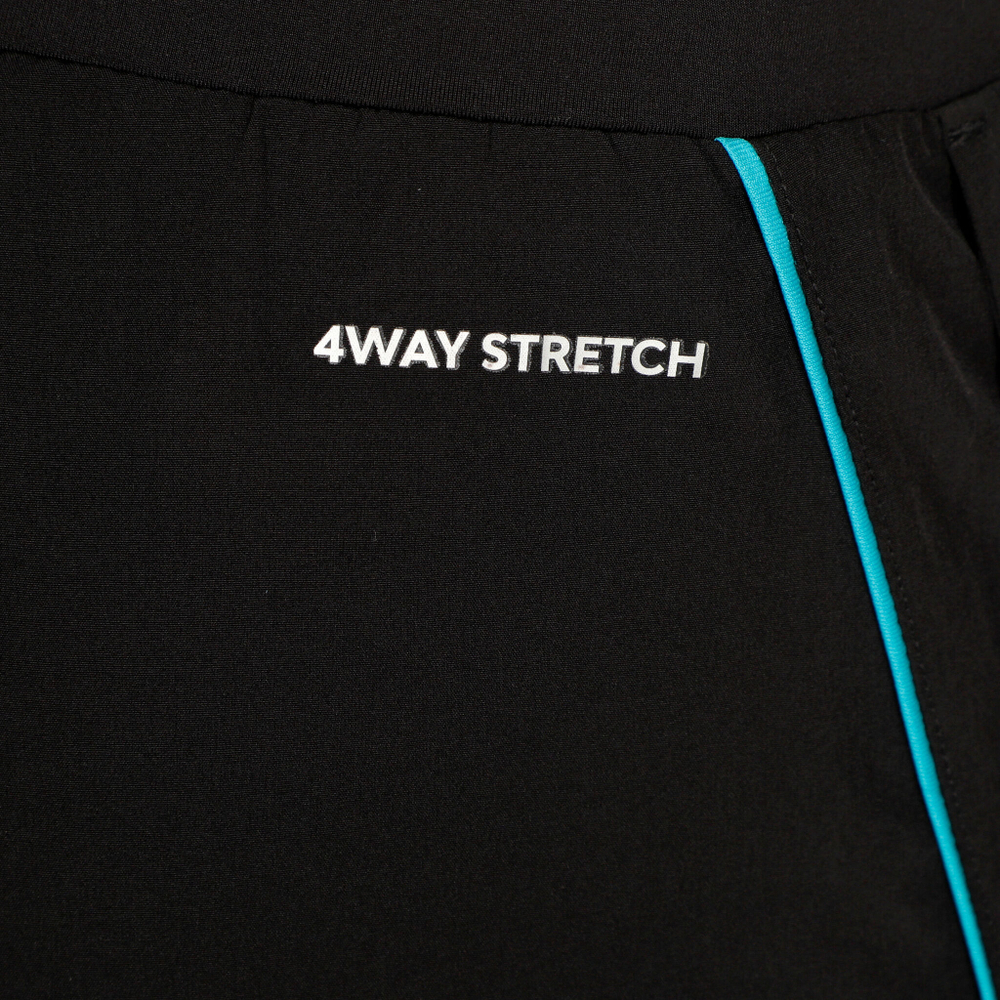 Мужские теннисные шорты Lotto Superrapida V Shorts Men - Black, Turquoise