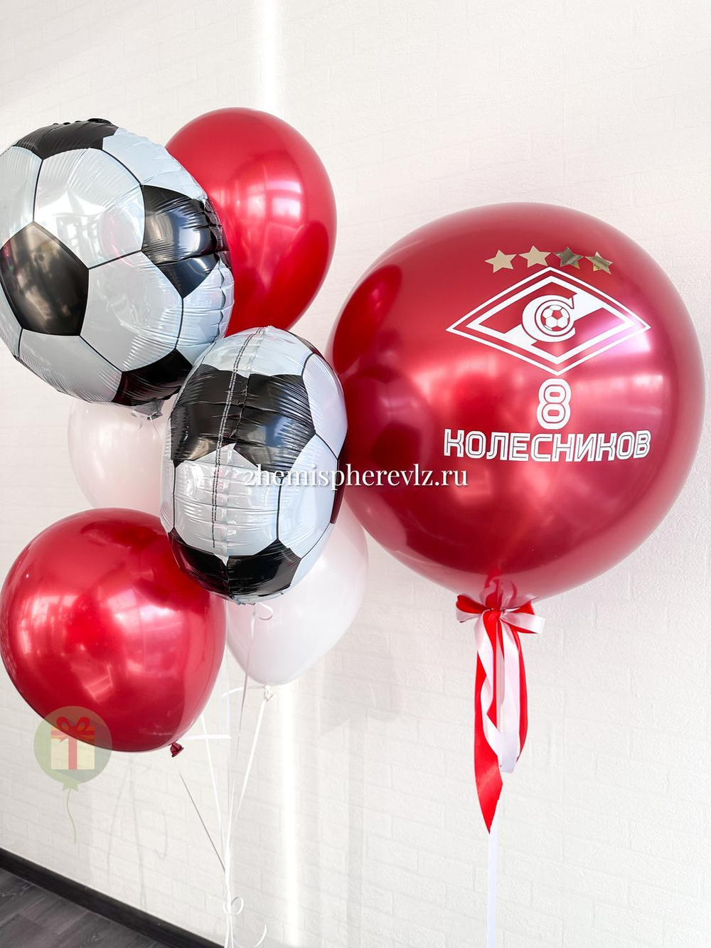 Набор футбольный красный