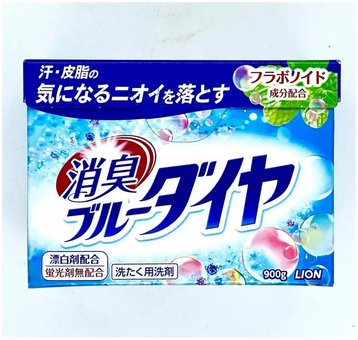 LION Blue Diamond "Голубой бриллиант" Стиральный порошок (дезодорирующий ферментный) 0,9 кг