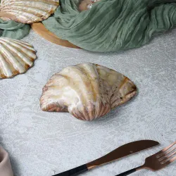 Блюдо для подачи 20*14,5 см h6 см 150 мл емкость для закусок Pearl Shell Frutti di Mare P.L. [1]