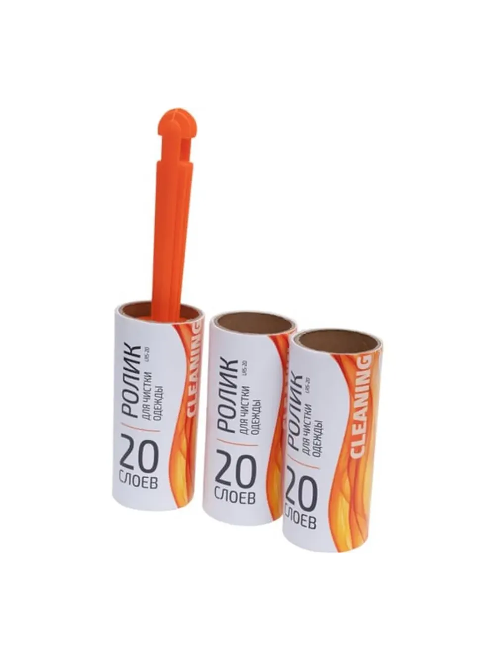 Набор ролик для чистки одежды Рыжий кот