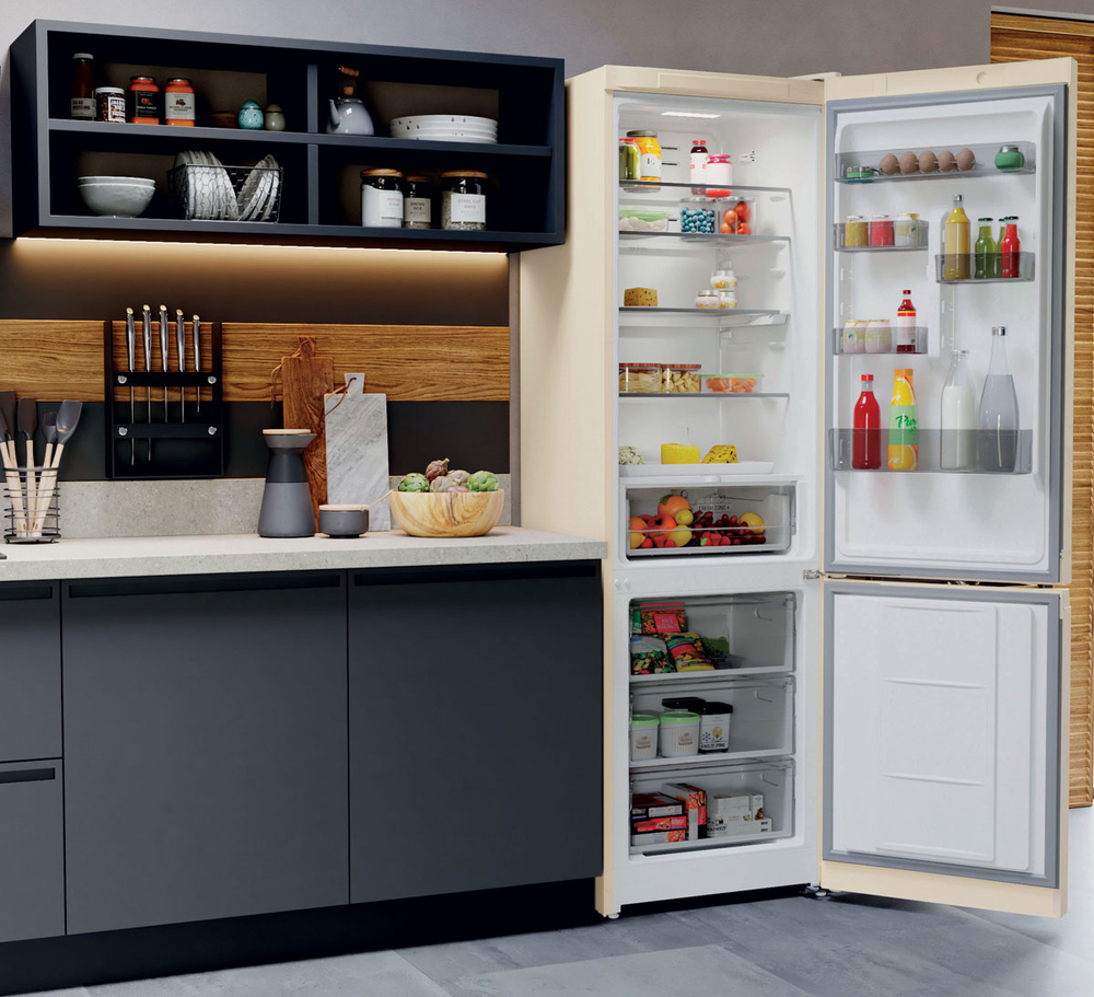Двухкамерный холодильник Hotpoint HT 7201I AB O3 мраморный