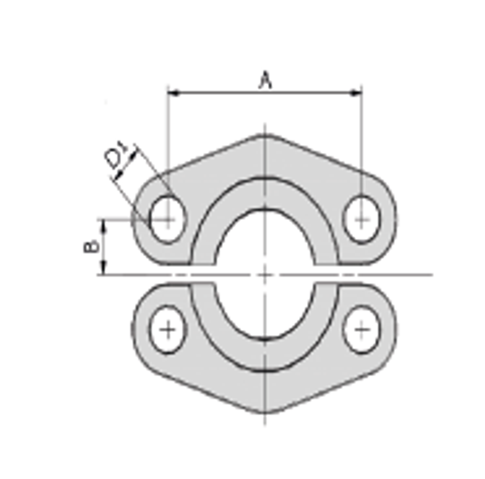 Комплект скоб AFS6 1/2 (2шт.)