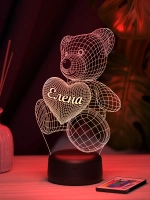 Ночник "Мишка именной Елена" - подарок девочке