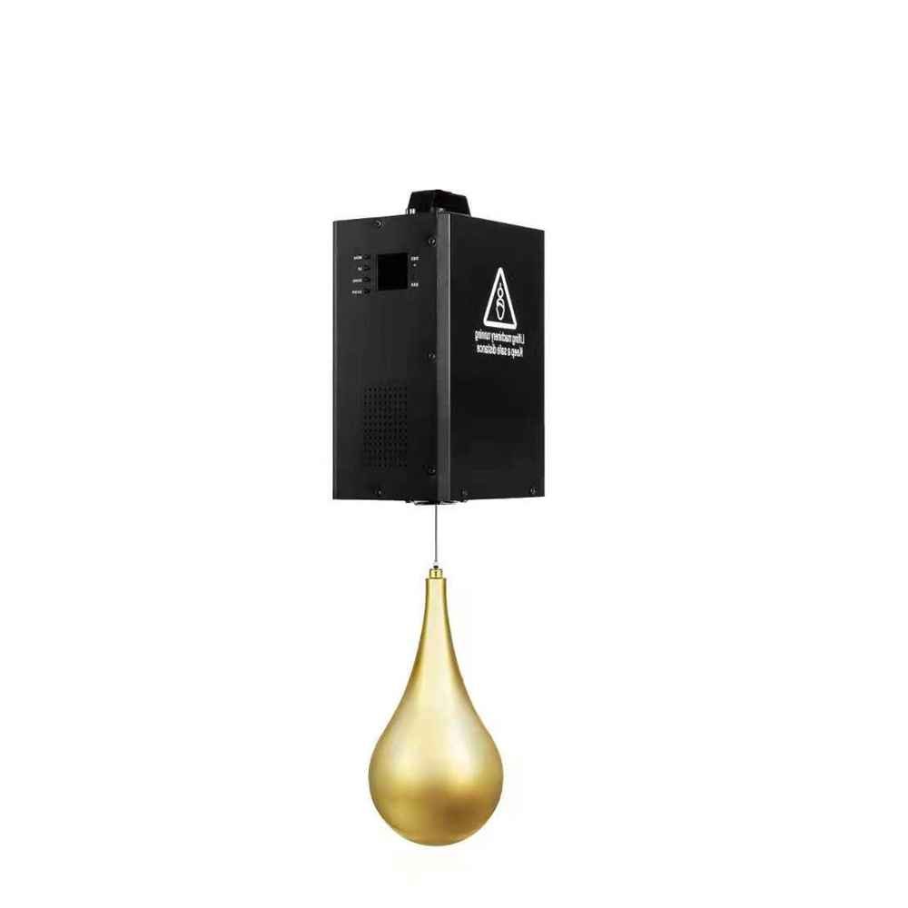 Kinetic Drop — кинетическая световая капля 130×250 мм с одной лебёдкой DMX